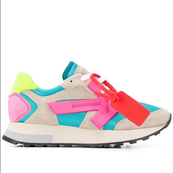 OFF-WHITE Ladies HG Runner Paneled Sneakers - Picture 2 of 4